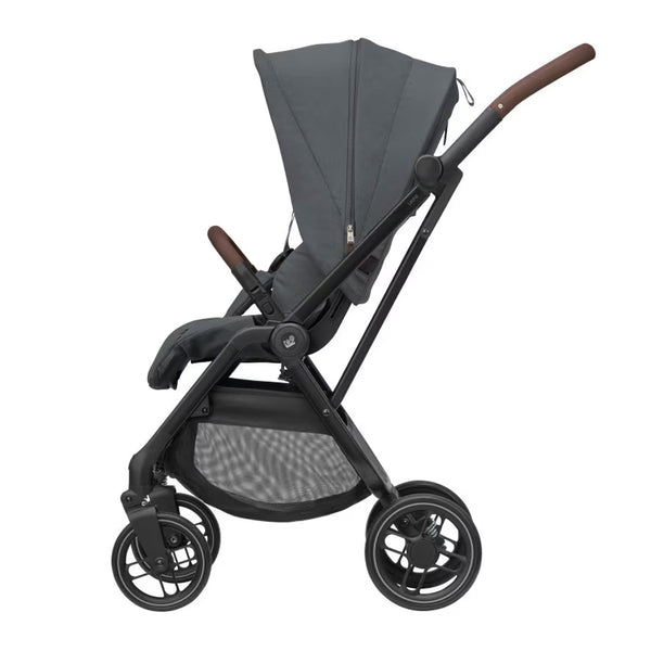 Maxi Cosi Leona² Travel System: Leona² Stroller + Sense Carrycot + Pebble 360 Pro Car Seat + FREE FamilyFix 360 Pro Slide Base-Travel Systems-Maxi Cosi-Twillic Graphite/Black-www.hellomom.co.za