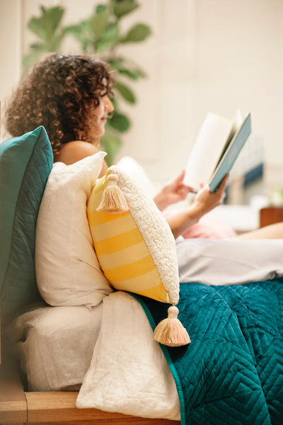 Cosset Body Pillow in Boucle/Golden Rod-Body Pillow-DockATot-www.hellomom.co.za