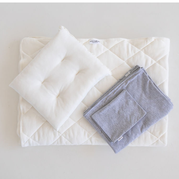 Ko-Coon Merino Wool Toddler quilt / duvet SET (quilt 100x140 cm and toddler pillow 40x30cm)-Bedding-Ko-coon-With Grey Cotton Covers-www.hellomom.co.za
