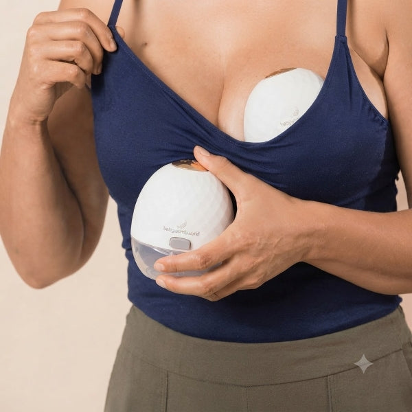 BabywombWorld Wearable In-Bra Rechargeable Breast Pumps Combo