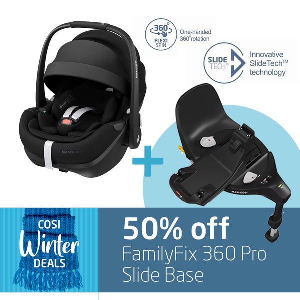 Maxi Cosi 360 Pro Family Combo: Pebble 360 Pro + FamilyFix 360 Pro-Baby & Toddler Car Seats-Maxi Cosi-Twillic Black-www.hellomom.co.za