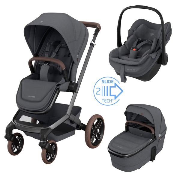 Maxi Cosi Fame Travel System-Travel Systems-Maxi Cosi-Twillic Graphite-www.hellomom.co.za