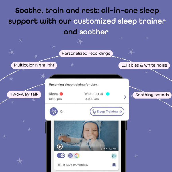 HUBBLE AI VISION 5-IN-1 VIDEO BABY MONITOR-Hubble-www.hellomom.co.za