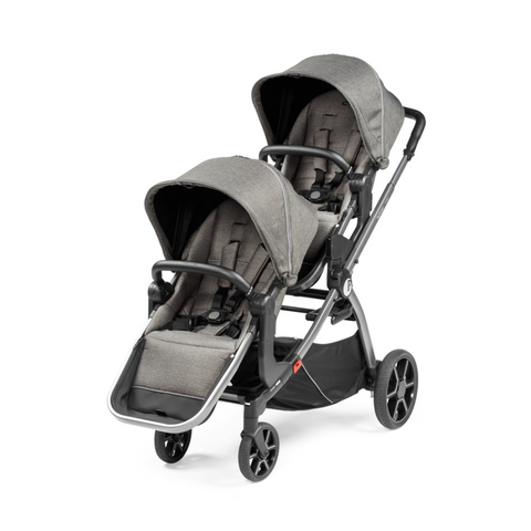 Peg Perego YPSI Double Stroller in Mercury-Baby Strollers-Peg Perego-www.hellomom.co.za