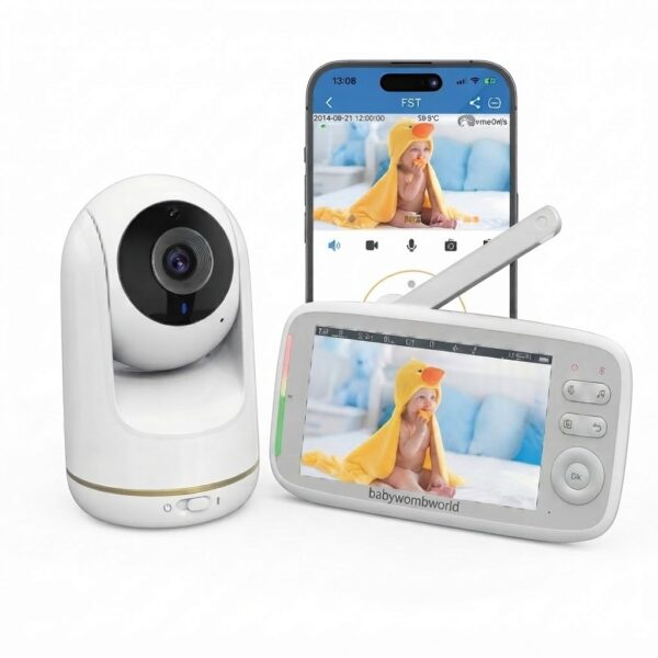 BabyWombWorld Hybrid Dual Baby Monitor with Wi-Fi & Parent Unit (803PRO)