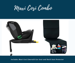 Maxi Cosi Emerald Car Seat plus Free Maxi Cosi Back Seat Protector-Baby & Toddler Car Seats-Maxi Cosi-Authentic Black-www.hellomom.co.za