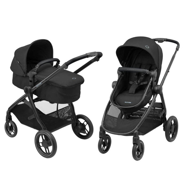 Maxi Cosi Zelia 3 Stroller-Strollers-Maxi Cosi-Essential Black-www.hellomom.co.za
