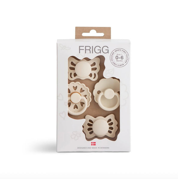 Frigg Baby's 1st Pacifier Floral Heart (4)-Pacifiers-Frigg-Cream-www.hellomom.co.za