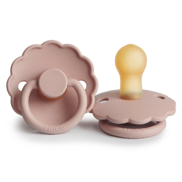 Frigg Daisy - Round Latex Pacifier 3 pack-Pacifiers-Frigg-S1-Blush-www.hellomom.co.za