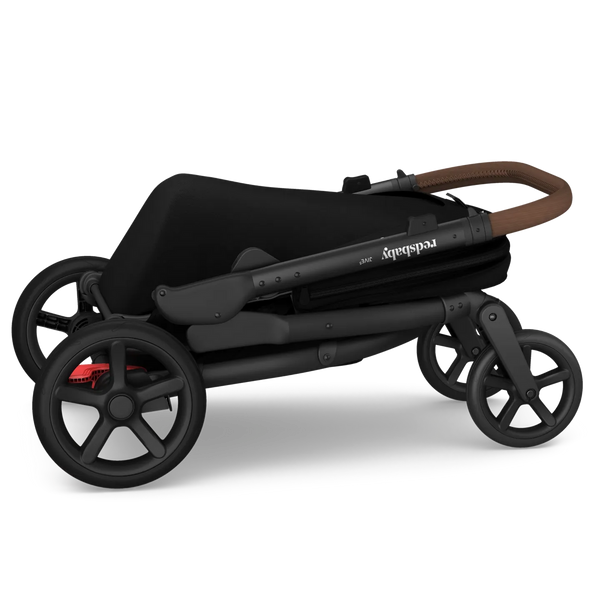Redsbaby JIVE⁵ CLASSIC Stroller + Bassinet-Baby Strollers-Redsbaby-Gunmetal Chassis & Ivy Fabric-www.hellomom.co.za