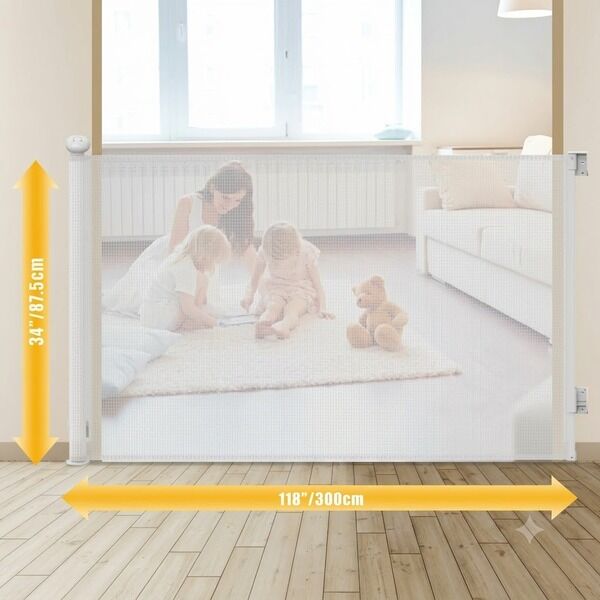 BabyWombWorld Retractable Safety Gate