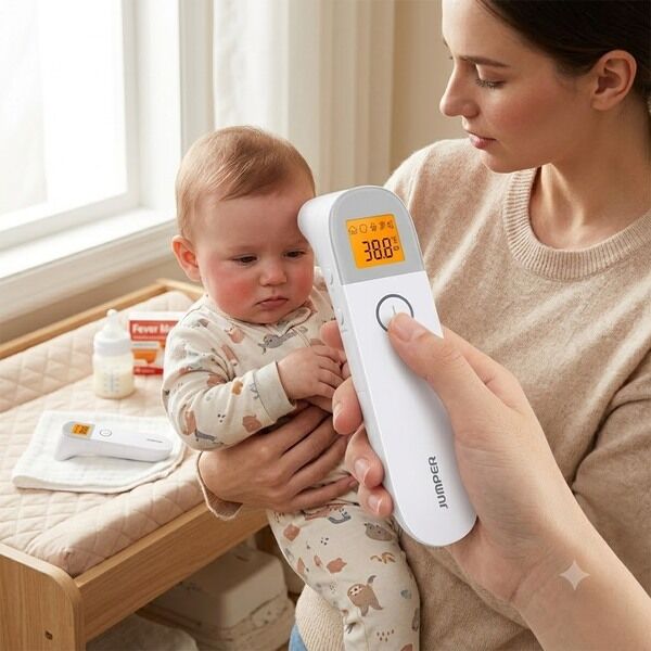 BabyWombWorld Baby 3-in-1 Infrared Ear & Forehead Thermometer