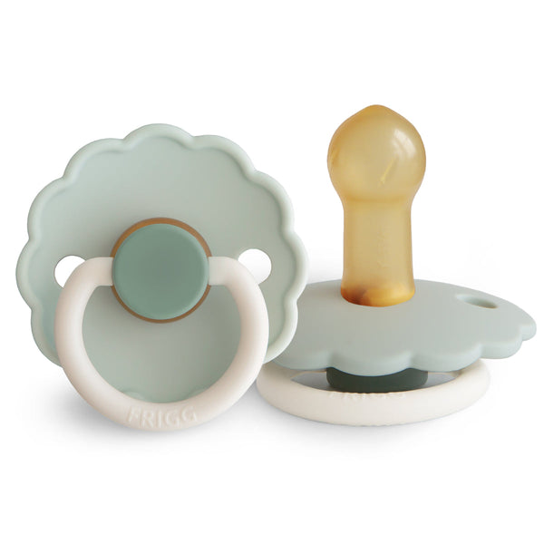Frigg Daisy Colourblock - Round Latex Pacifier 3 pack-Pacifiers-Frigg-S1-Little Darling-www.hellomom.co.za