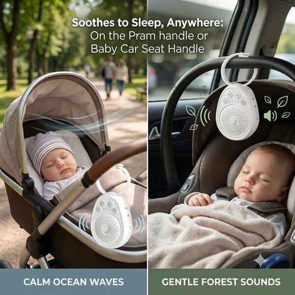 BabyWombWorld Portable White Noise & Nature Sound Machine
