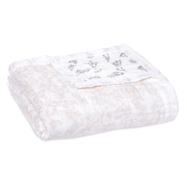 Aden + Anais Silky Soft Blanket-Blankets-Aden and Anais-French Floral-www.hellomom.co.za