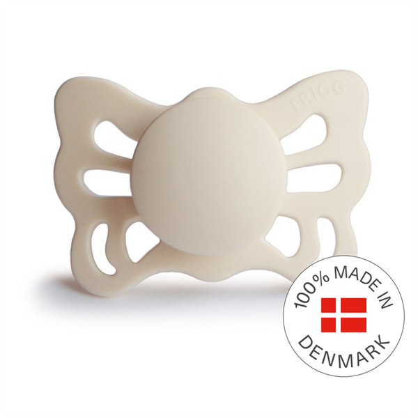 Frigg Butterfly - Anatomical Silicone Pacifier 3 pack-Pacifiers-Frigg-S1-Cream-www.hellomom.co.za