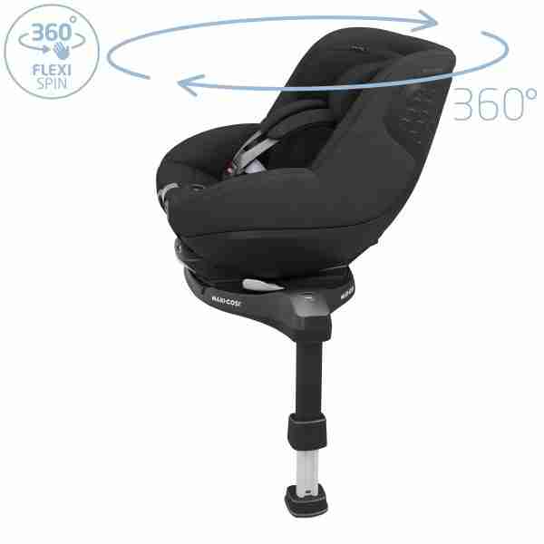 Maxi Cosi 360 Pro Family featuring SlideTech™: Pebble 360 Pro + Pearl 360 Pro + 50% OFF FamilyFix 360 Pro Slide Base-Baby & Toddler Car Seats-www.hellomom.co.za-Twillic Black-www.hellomom.co.za