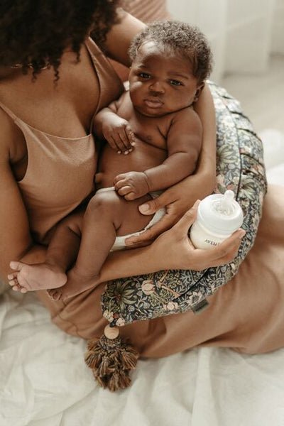 La Maman Nursing Pillow Wedge in Strawberry Thief-Feeding Pillow-DockATot-www.hellomom.co.za
