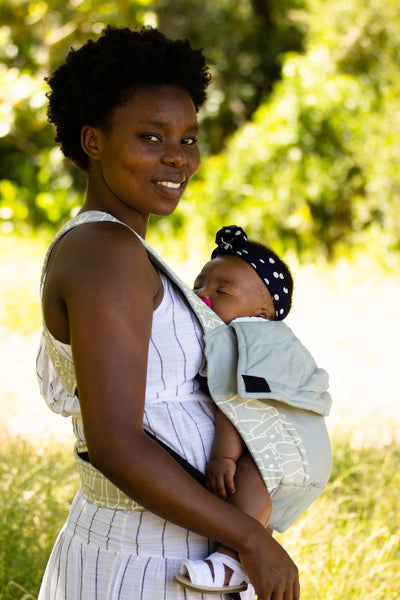 African Baby Carrier Newborn Beige Hemp-Baby Carriers-African Baby Carrier-www.hellomom.co.za