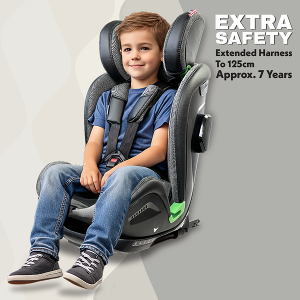Cozy N Safe Excalibur Extended Harnessed I Size Car Seat-Baby & Toddler Car Seats-Cozy N Safe-Black-www.hellomom.co.za