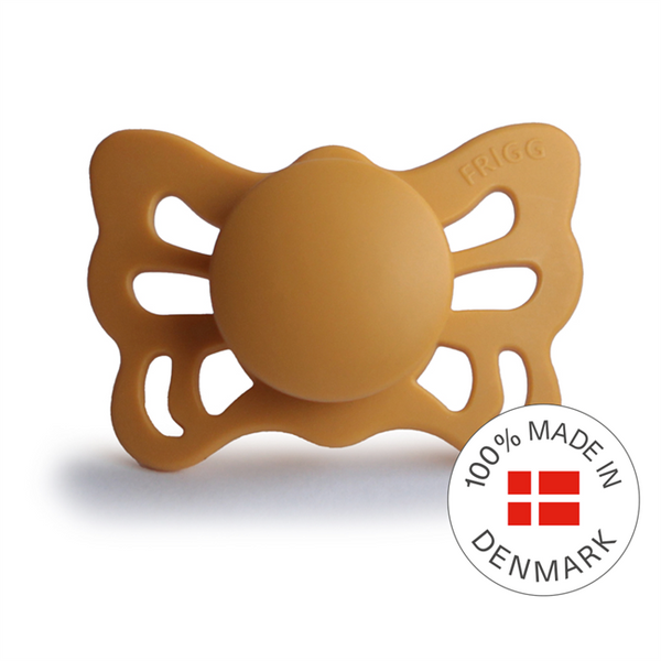 Frigg Butterfly - Anatomical Silicone Pacifier 3 pack-Pacifiers-Frigg-S1-Honey Gold-www.hellomom.co.za