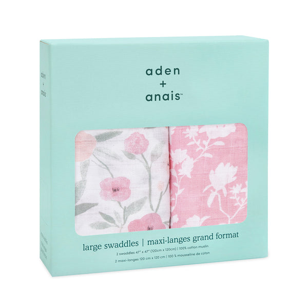 Aden + Anais 2 pack swaddles-Aden and Anais-Ma Fleur-www.hellomom.co.za