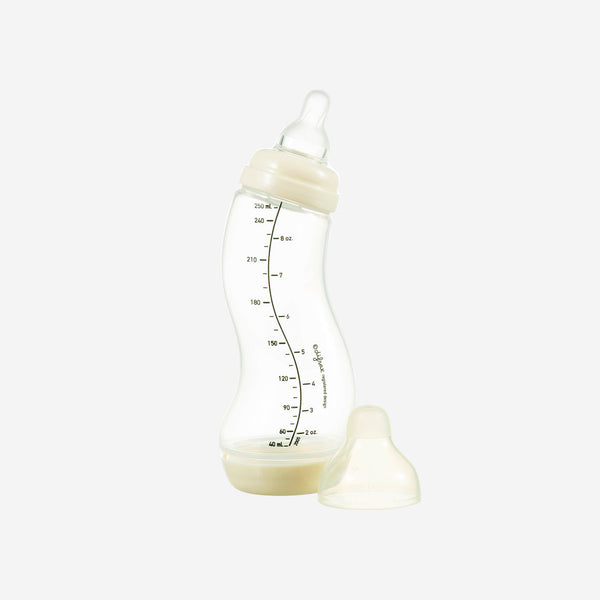 Difrax S Bottle 250ml-Baby bottles-Difrax-Popcorn-www.hellomom.co.za
