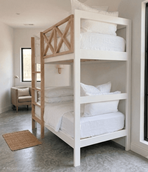 Dream and Rail Bunk Bed-Bunk beds-Bambino Boutique-Single-White two toned-www.hellomom.co.za