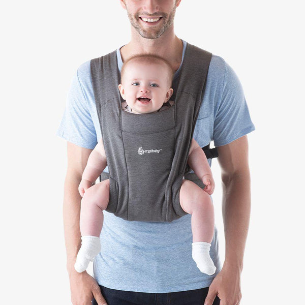 Ergobaby Embrace Cozy Newborn Carrier-Baby Carriers-Ergobaby-Pure Black-www.hellomom.co.za