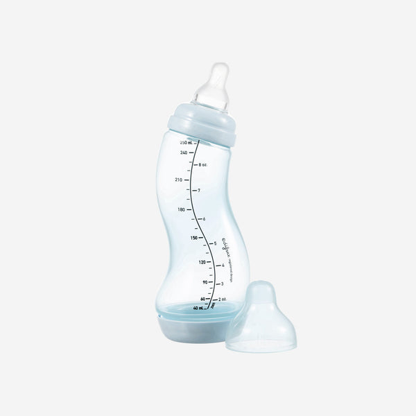 Difrax S Bottle 250ml-Baby bottles-Difrax-Ice-www.hellomom.co.za