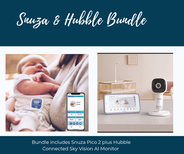 Snuza Pico 2 & Hubble Connected Sky Vision AI Pro Smart Monitor-Baby Monitors-www.hellomom.co.za-www.hellomom.co.za