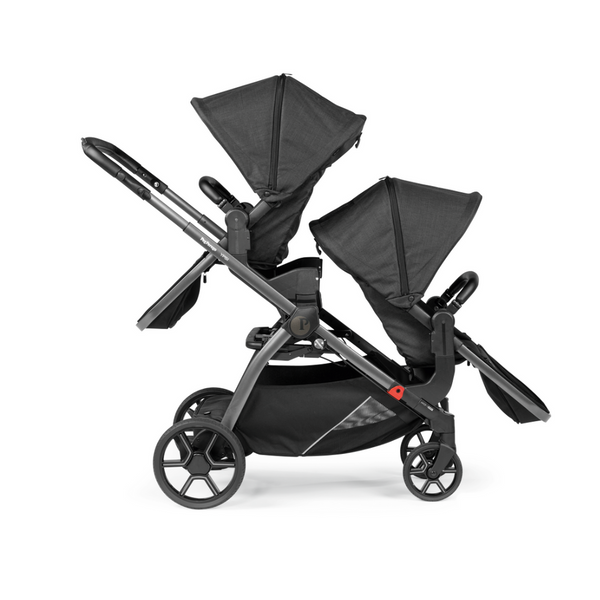 Peg Perego YPSI Double Stroller in Mercury-Baby Strollers-Peg Perego-www.hellomom.co.za