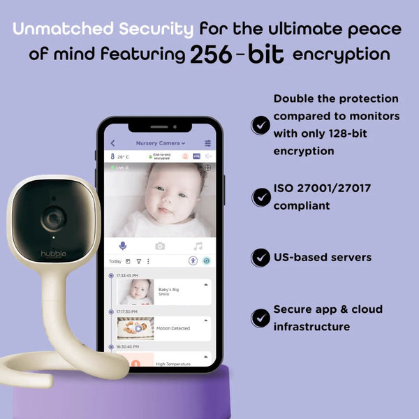 HUBBLE AI VISION 5-IN-1 VIDEO BABY MONITOR-Hubble-www.hellomom.co.za