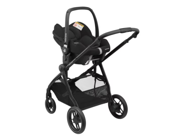 Maxi Cosi Zelia³ Travel System: Zelia³ Stroller + Pebble 360 Pro Car Seat + FamilyFix 360 Pro Slide Base + FREE Modern Changing Bag & 50% OFF FamilyFix 360 Pro Slide Base-Travel Systems-Maxi Cosi-Black-www.hellomom.co.za