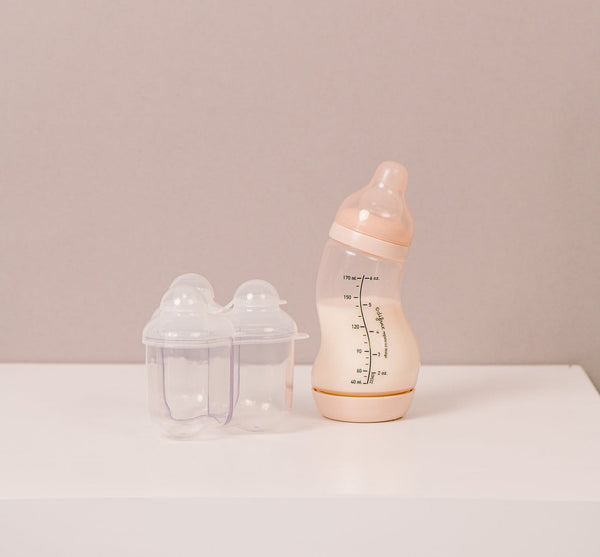 Difrax Three Compartment Baby Formula Container-Baby bottle feeding-Difrax-www.hellomom.co.za