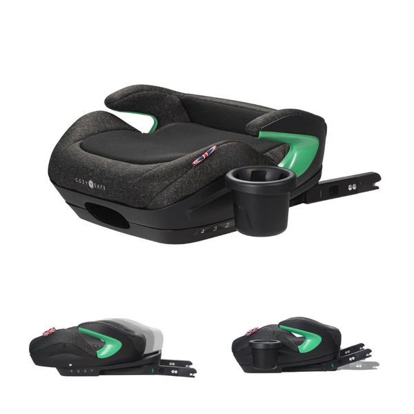 Cozy N Safe Cosmo Backless Booster-Baby & Toddler Car Seats-Cozy N Safe-Black-www.hellomom.co.za