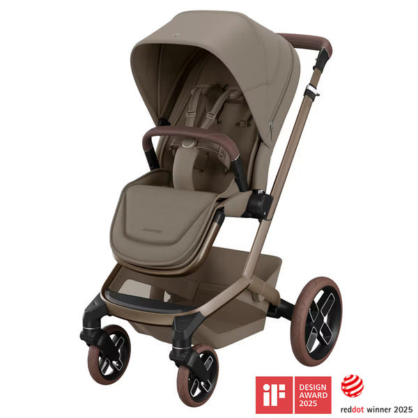 Maxi Cosi Fame Stroller-Baby Strollers-Maxi Cosi-Oak Truffle-www.hellomom.co.za