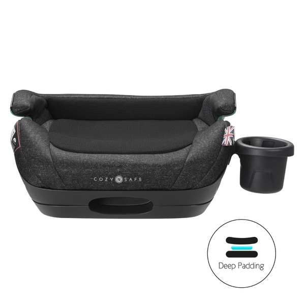 Cozy N Safe Cosmo Backless Booster-Baby & Toddler Car Seats-Cozy N Safe-Black-www.hellomom.co.za