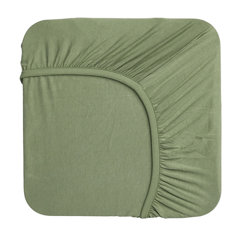 Ergopouch Organic Fitted Sheet-fitted sheets-Ergopouch-Moss-www.hellomom.co.za