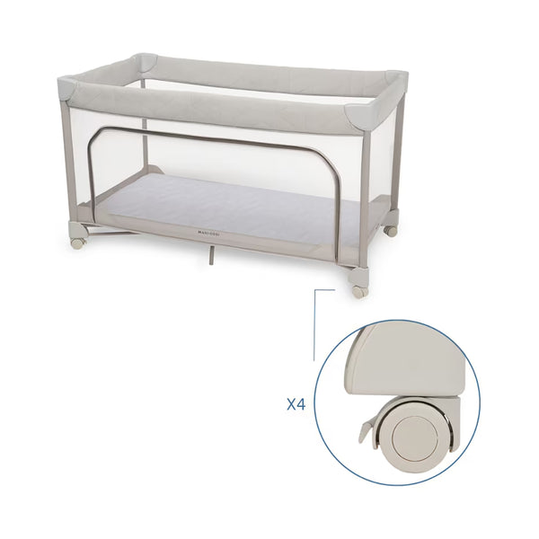 Maxi Cosi Merlin Travel Cot-camp cots-Maxi Cosi-Elegance Beige-www.hellomom.co.za