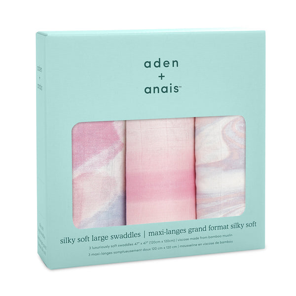 A+A Silky Soft Muslin Swaddle 3pk-Blankets-Aden and Anais-Florentine-www.hellomom.co.za