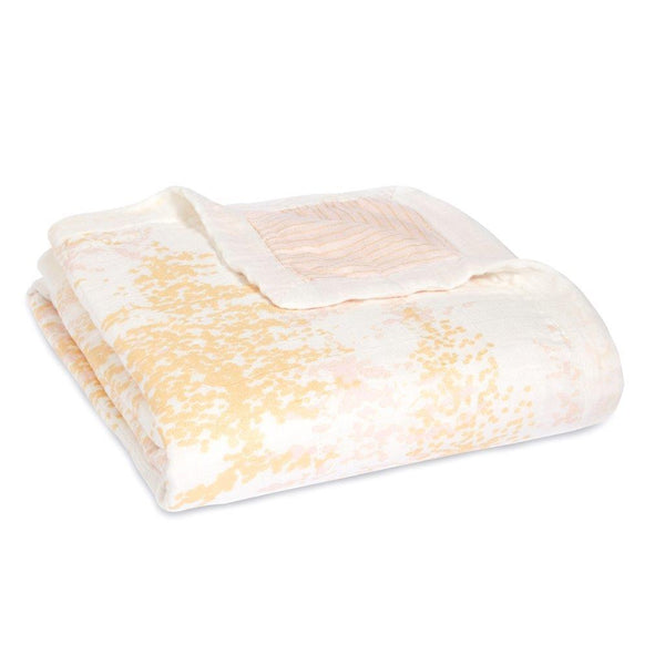 Aden + Snais silky soft blanket metallic primrose-Blankets-Aden and Anais-www.hellomom.co.za
