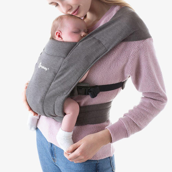 Ergobaby Embrace Cozy Newborn Carrier-Baby Carriers-Ergobaby-Pure Black-www.hellomom.co.za