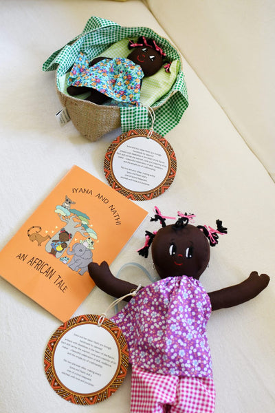 An African Tale – Dolls & Story Book-Dolls-Blankets From Africa-www.hellomom.co.za