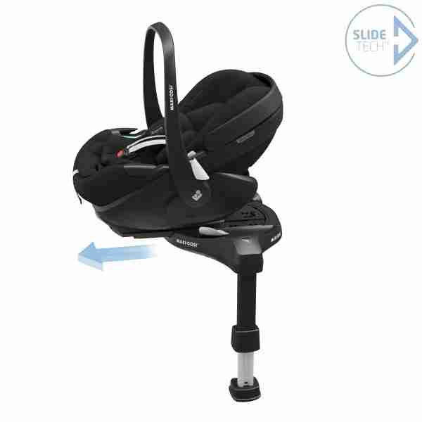 Maxi Cosi Soho Travel System: Soho Stroller + Pebble 360 Pro Car Seat + 50% OFF FamilyFix 360 Pro Slide Base-Travel Systems-Maxi Cosi-Essential Graphite/Black-www.hellomom.co.za