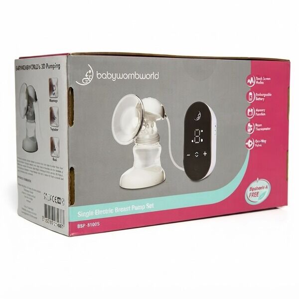 BabyWombWorld Petite Portable Single Electric Breast Pump