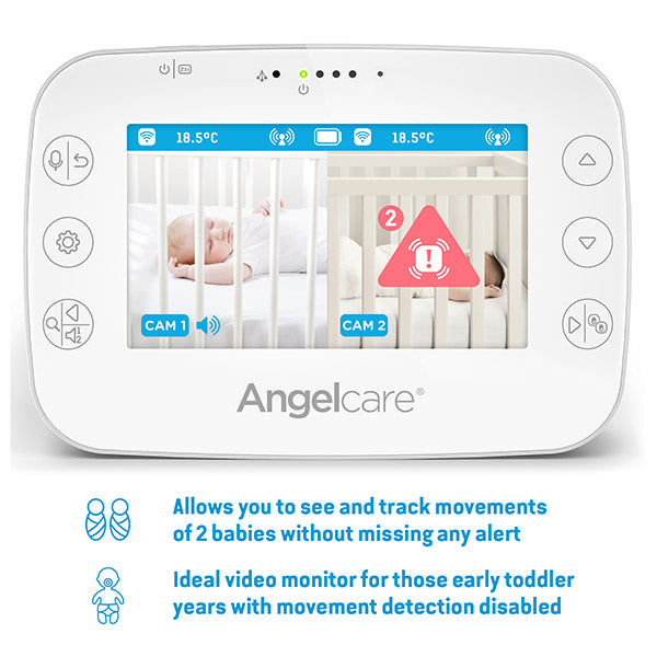 Angelcare AC327 Monitor with Extra Sensor Pad and Nursery Unit (Suitable for twins)-Monitor-Angelcare-www.hellomom.co.za