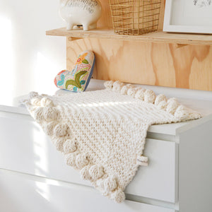 Aran Baby Blanket By Blankets From Africa-Blankets-Blankets From Africa-Cot Size-www.hellomom.co.za