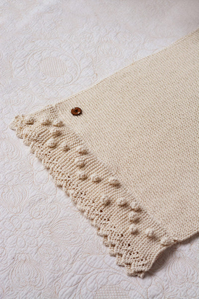 Baby Shawl in Eco Cotton by Blankets From Africa-Blankets-Blankets From Africa-Vanilla-www.hellomom.co.za
