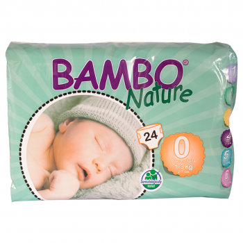 Bamboo Nature Eco Disposable Nappies (5packs)-Nappies-Mother Nature-1-3kg(120 nappies)-www.hellomom.co.za